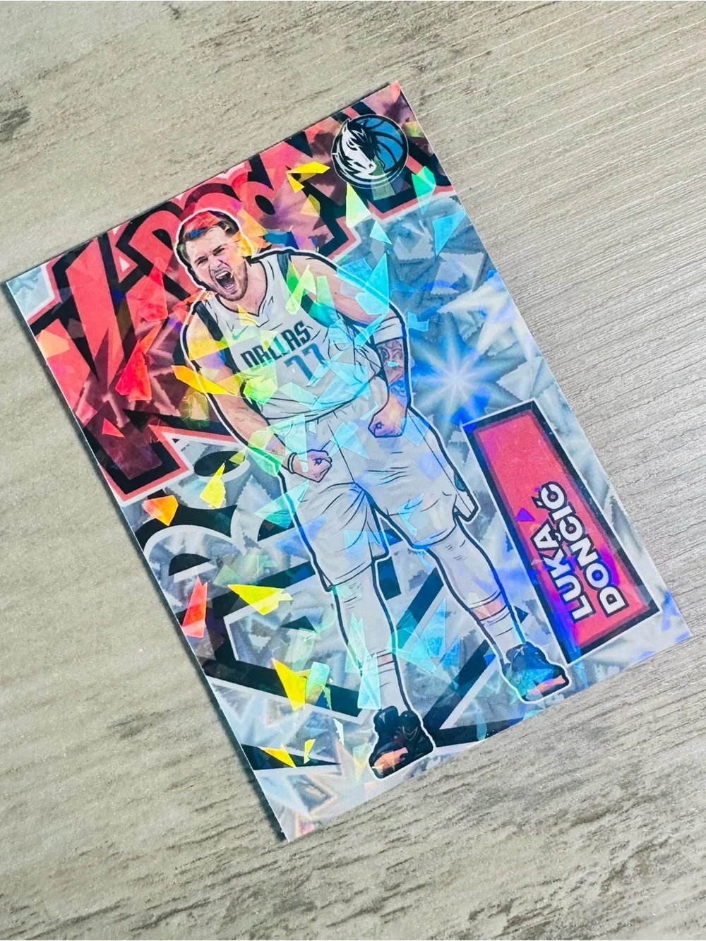 Luka Doncic 2021/22 Panini Kaboom #1 Holo Novelty Basketball Card. Holo.
